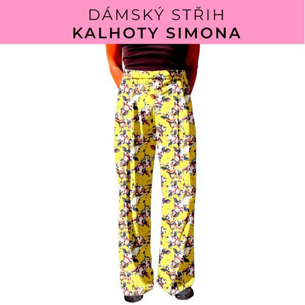 Dámský střih - kalhoty Simona