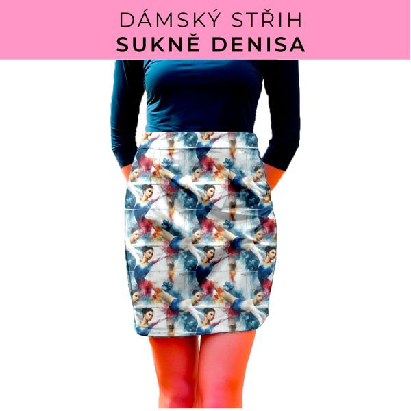 Dámský střih - Dámská sukně Denisa