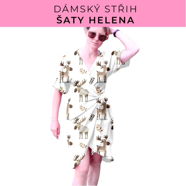 Dámský střih na šaty  Helena