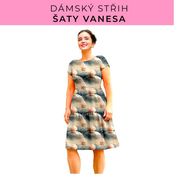 Dámský střih šaty Vanesa