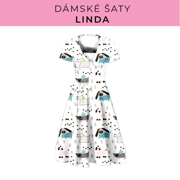 DÁMSKÝ střih - šaty Linda