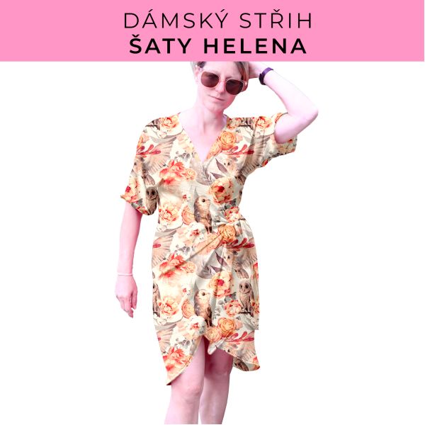 Dámský střih na šaty  Helena