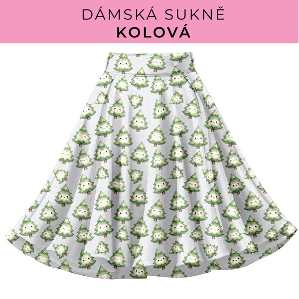 DÁMSKÝ střih - Kolová sukně