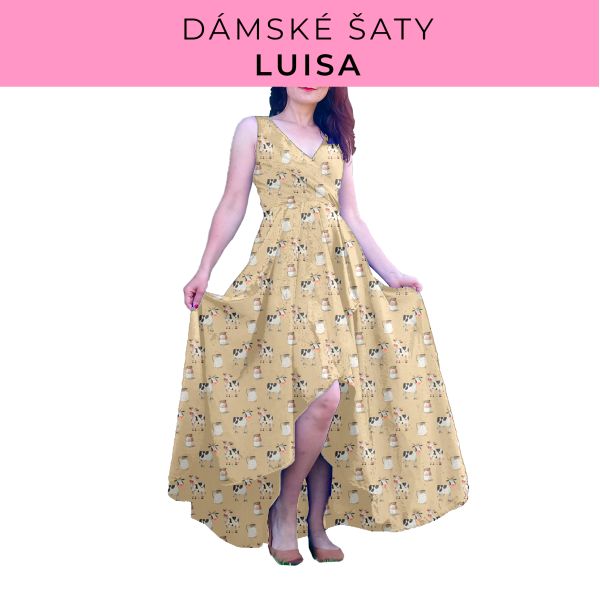 DÁMSKÝ střih - šaty Luisa