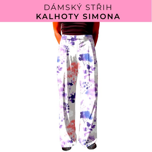 Dámský střih - kalhoty Simona