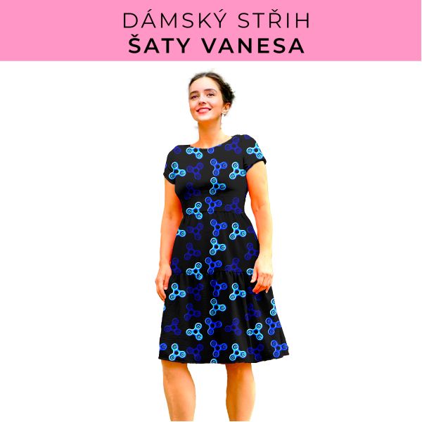 Dámský střih šaty Vanesa