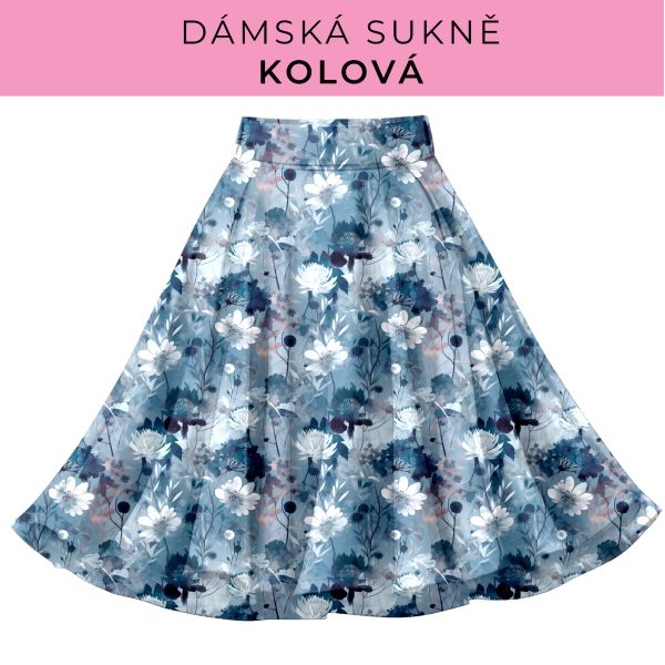 DÁMSKÝ střih - Kolová sukně
