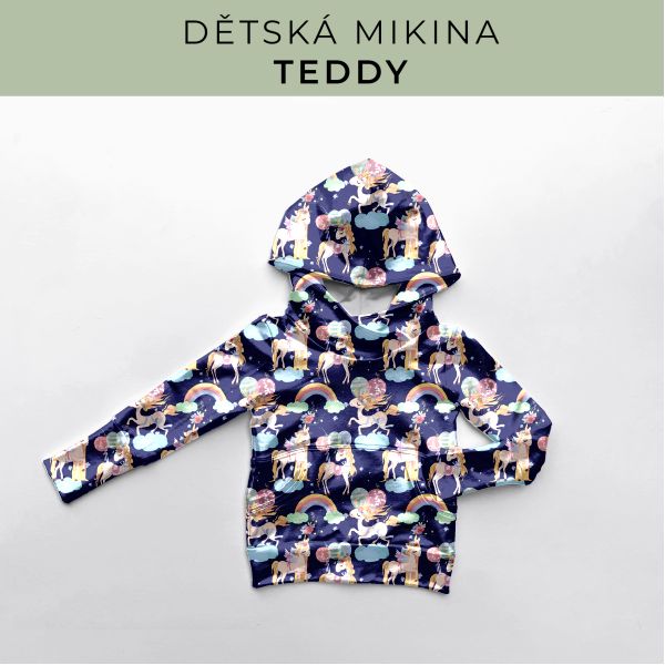 DĚTSKÝ střih - Mikina Teddy