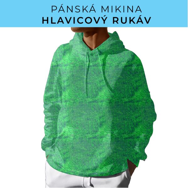 PÁNSKÝ střih - mikina s kapucí