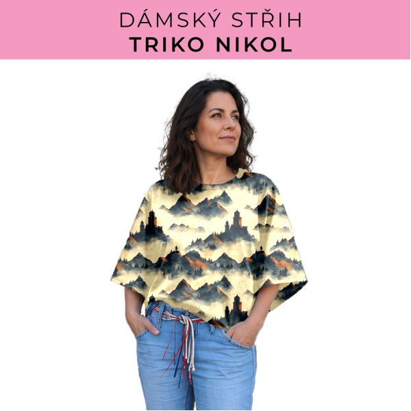 Dámský střih -  triko Nikol