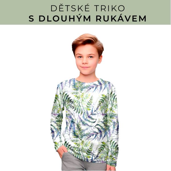 DĚTSKÝ střih - triko dlouhý rukáv