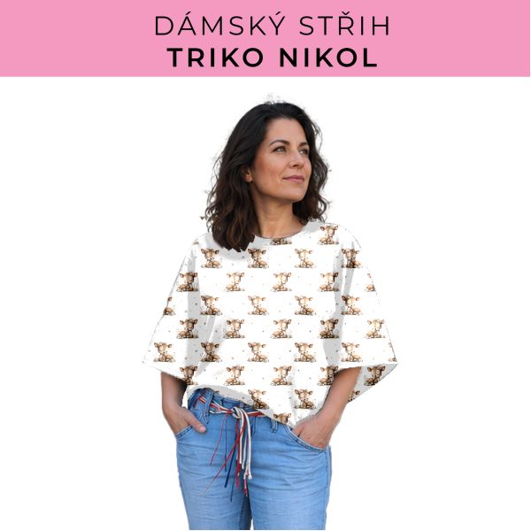 Dámský střih -  triko Nikol