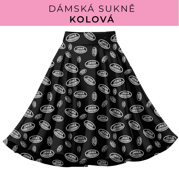 DÁMSKÝ střih - Kolová sukně