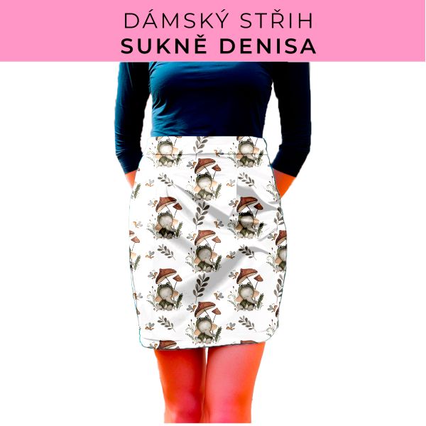Dámský střih - Dámská sukně Denisa