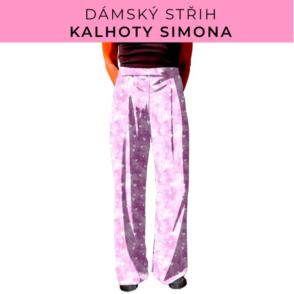 Dámský střih - kalhoty Simona