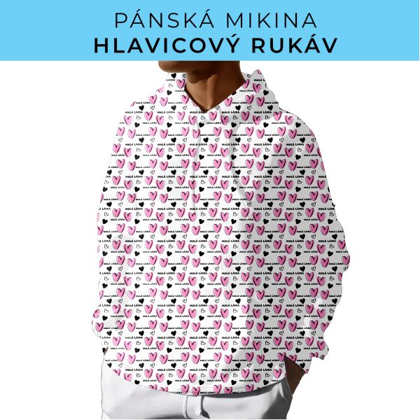 PÁNSKÝ střih - mikina s kapucí