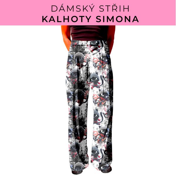 Dámský střih - kalhoty Simona