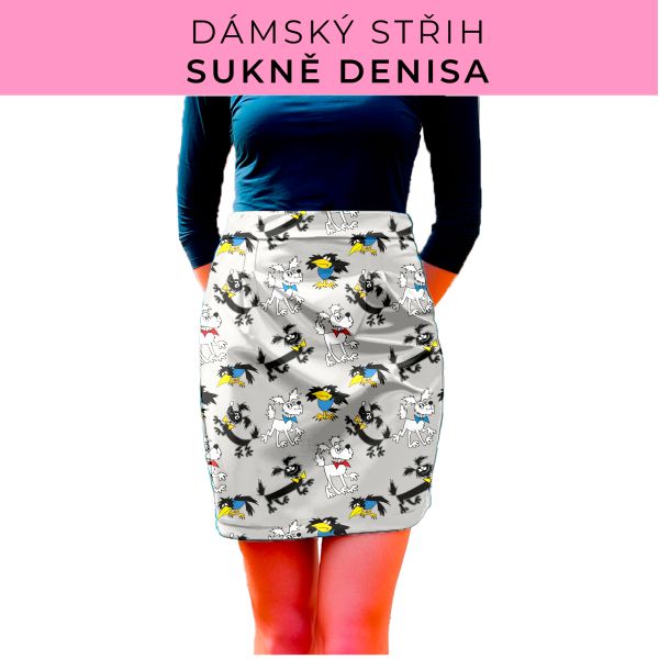 Dámský střih - Dámská sukně Denisa