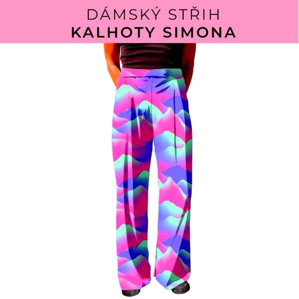 Dámský střih - kalhoty Simona