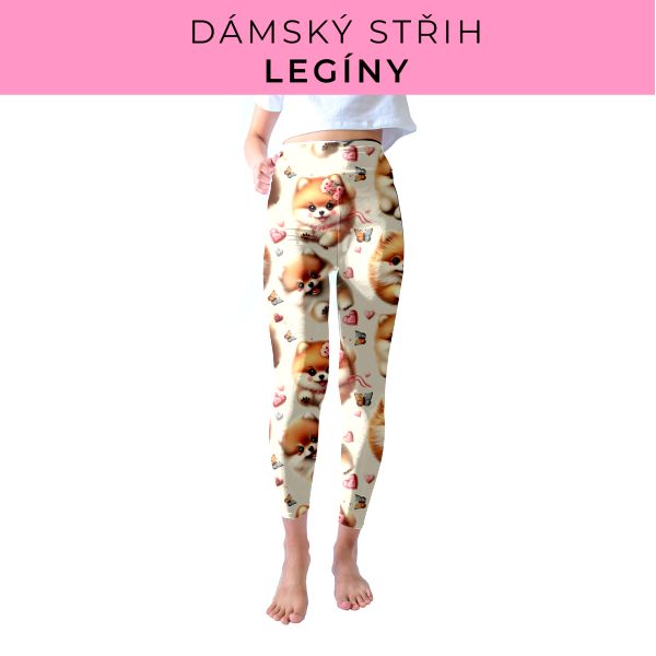 DÁMSKÝ střih - legíny SPORT - SLIM FIT