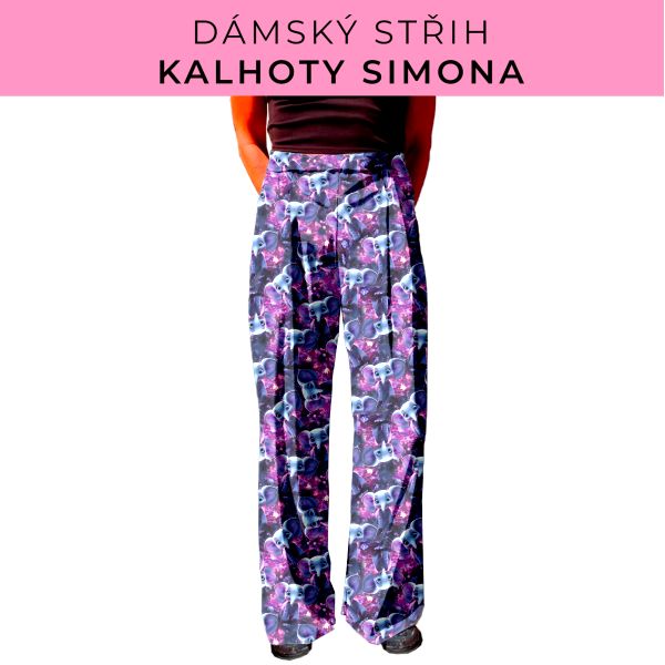 Dámský střih - kalhoty Simona