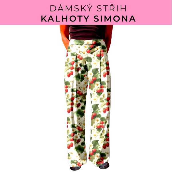 Dámský střih - kalhoty Simona
