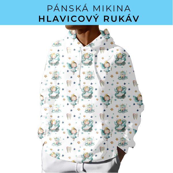PÁNSKÝ střih - mikina s kapucí