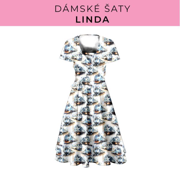 DÁMSKÝ střih - šaty Linda