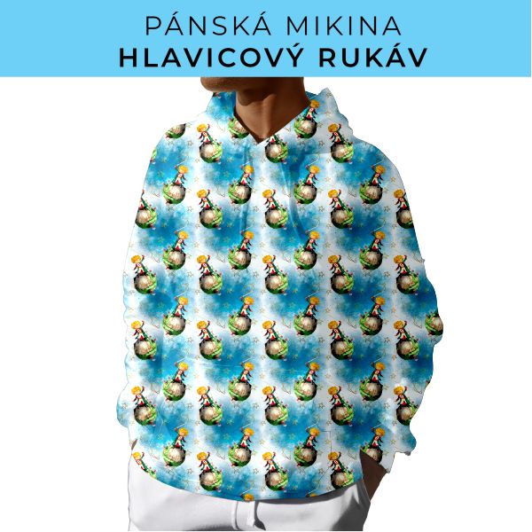 PÁNSKÝ střih - mikina s kapucí