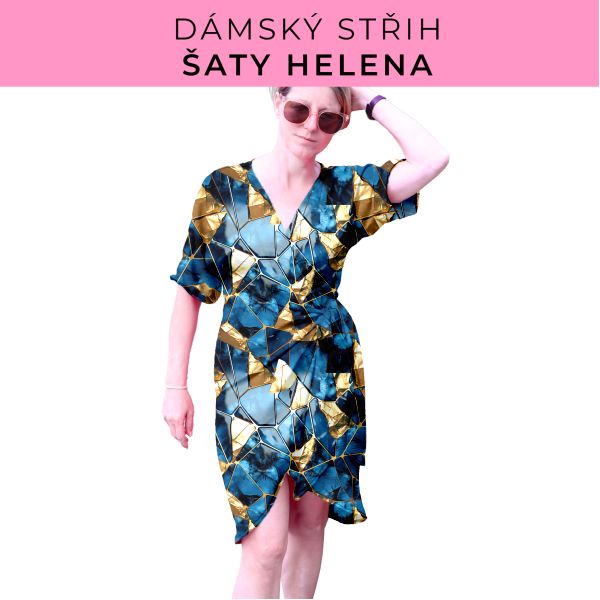 Dámský střih na šaty  Helena