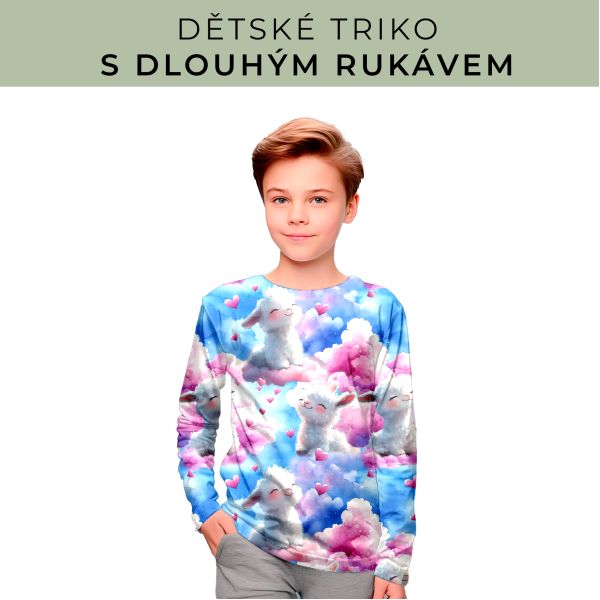 DĚTSKÝ střih - triko dlouhý rukáv