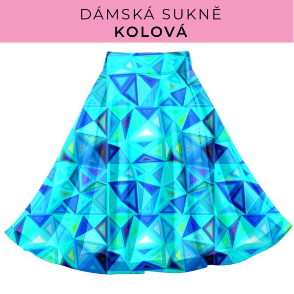 DÁMSKÝ střih - Kolová sukně