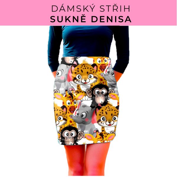 Dámský střih - Dámská sukně Denisa
