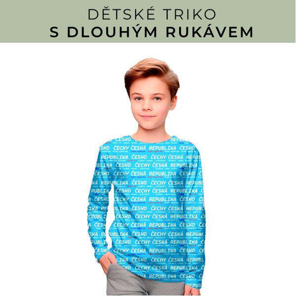 DĚTSKÝ střih - triko dlouhý rukáv