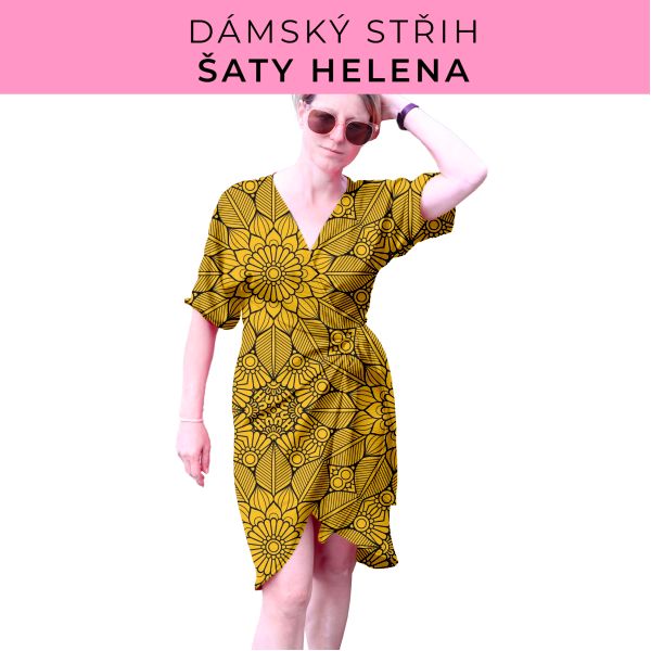 Dámský střih na šaty  Helena