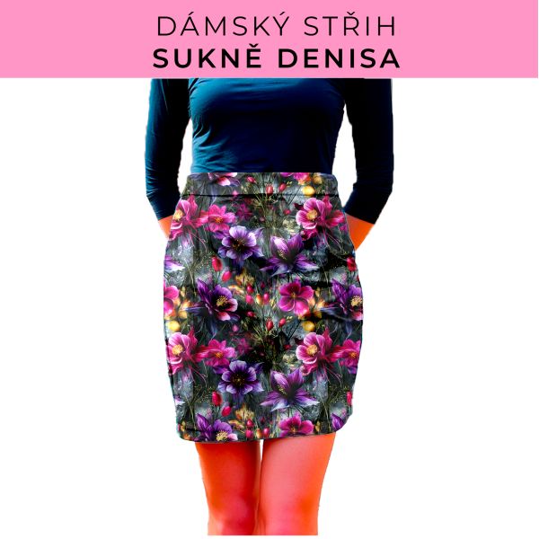 Dámský střih - Dámská sukně Denisa
