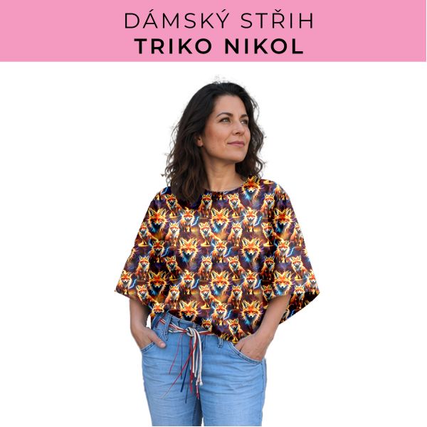 Dámský střih -  triko Nikol
