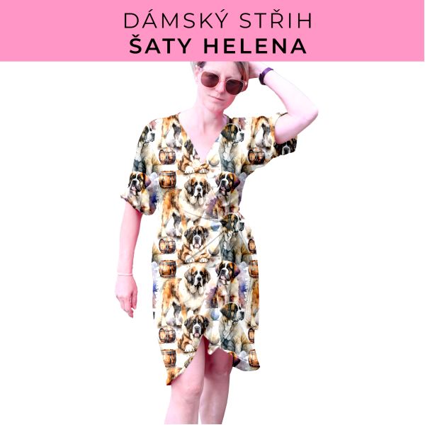 Dámský střih na šaty  Helena