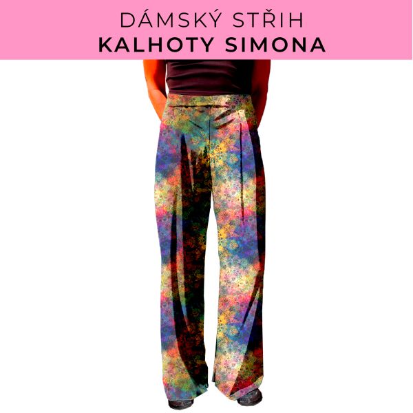 Dámský střih - kalhoty Simona