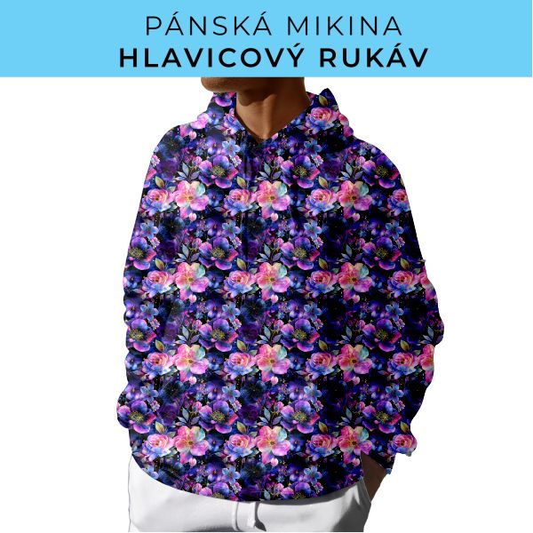 PÁNSKÝ střih - mikina s kapucí