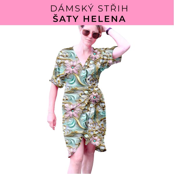Dámský střih na šaty  Helena