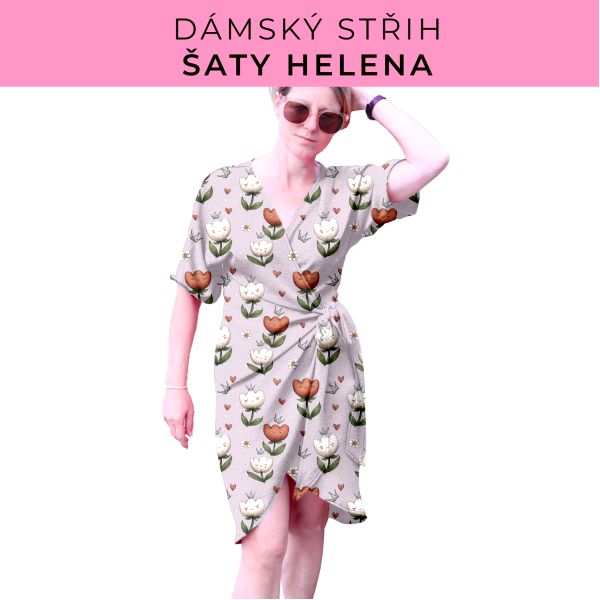 Dámský střih na šaty  Helena
