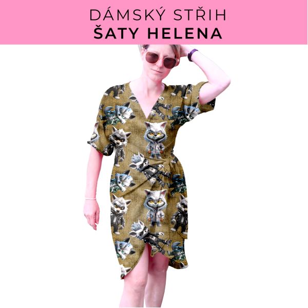 Dámský střih na šaty  Helena