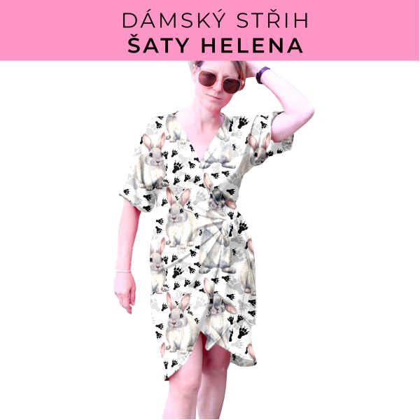 Dámský střih na šaty  Helena