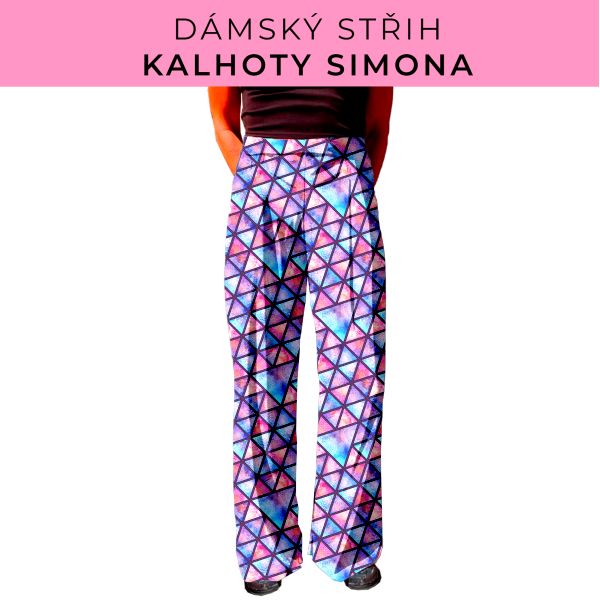 Dámský střih - kalhoty Simona