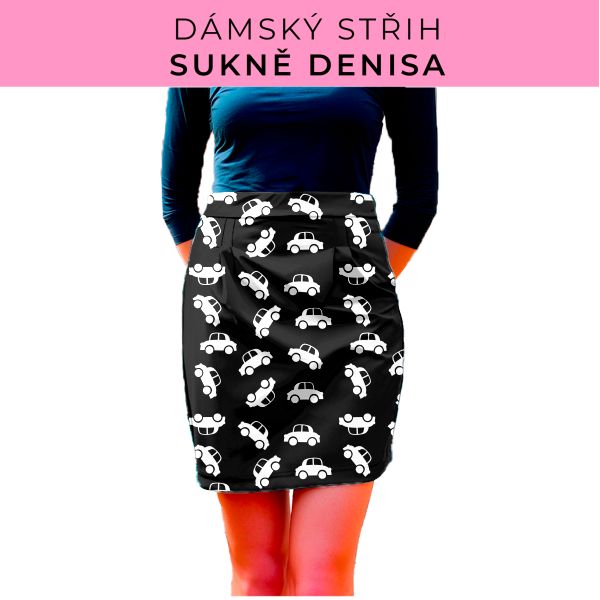 Dámský střih - Dámská sukně Denisa