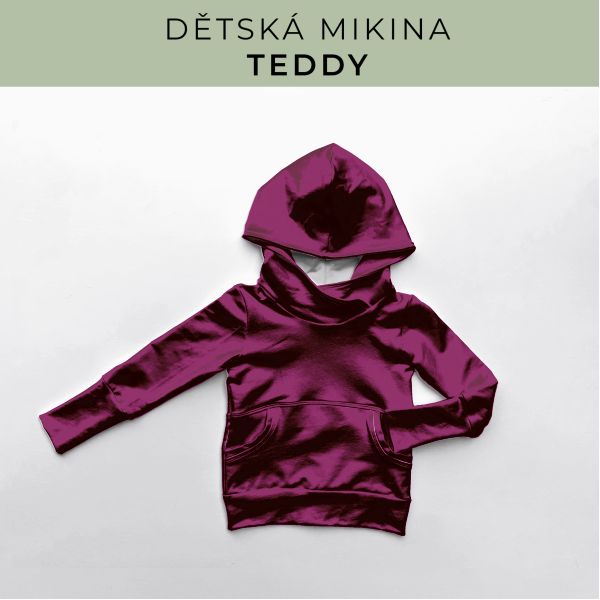 DĚTSKÝ střih - Mikina Teddy