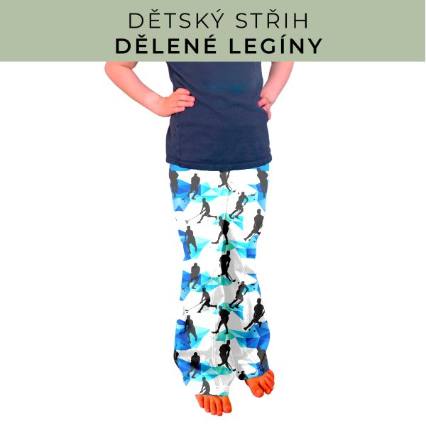Dětský střih - Dělené legíny