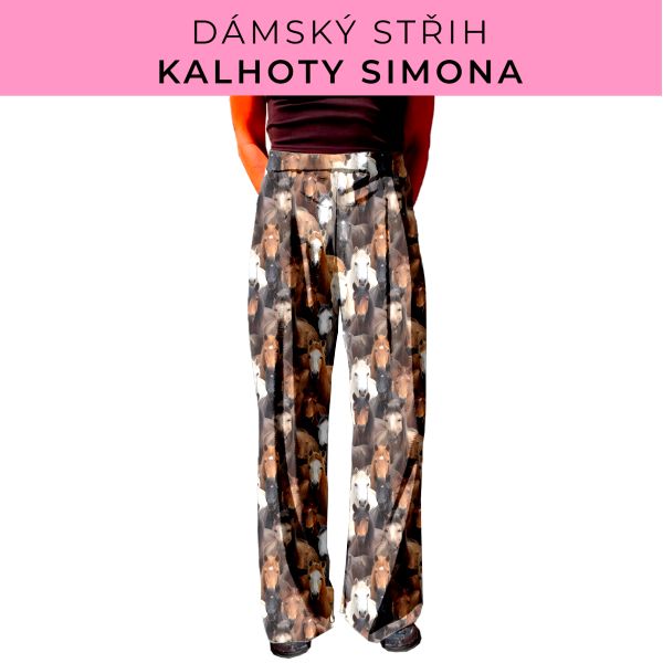 Dámský střih - kalhoty Simona