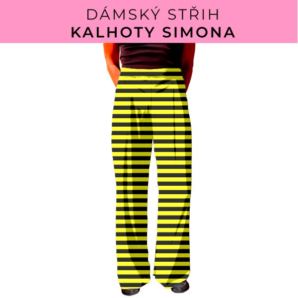 Dámský střih - kalhoty Simona